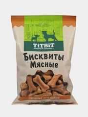 Бисквиты мясные TiTBiT печенье, лакомство для собак, 500 г