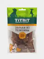 Дольки из телятины TITBIT лакомство для собак мини пород, 70 г