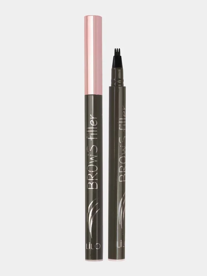 Коричневый лайнер для бровей LiLo Brows filler