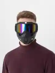 Синий очки горнолыжные, маска для сноуборда