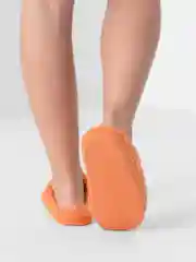 Оранжевый домашние тапочки с животными