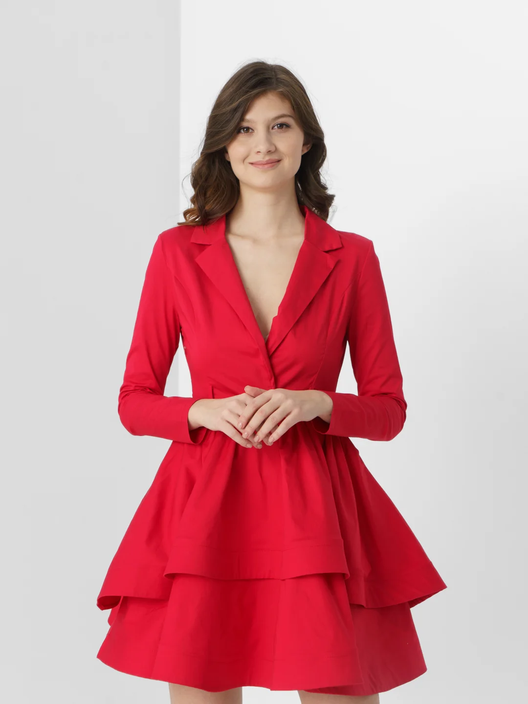 Красный платье DRESS 005