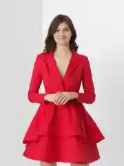 Красный платье DRESS 005