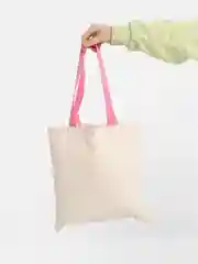 Кораллово-розовый сумка-шоппер с принтом котят, тканевая экосумка, хозяйственная, холщовая с детским принтом
