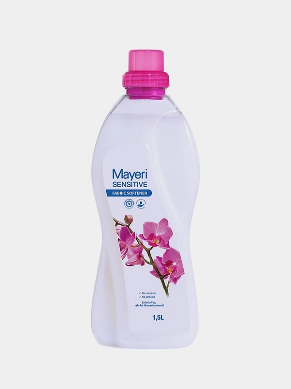 Кондиционер-ополаскиватель для белья ЭКО Mayeri Sensitive, 1.5л