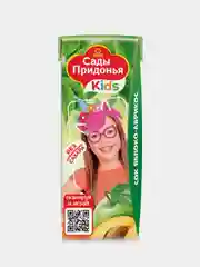 Сок детский Сады Придонья, яблочно-абрикосовый, с мякотью, восстановленный, 0,2 л, 27 штук