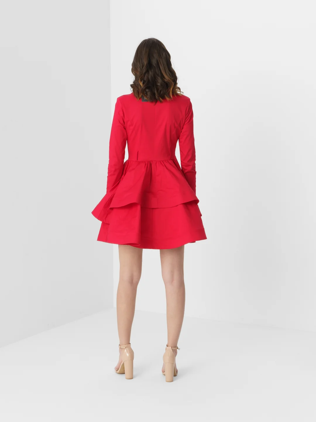 Красный платье DRESS 005