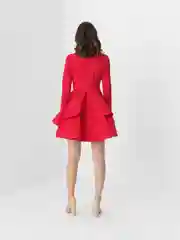 Красный платье DRESS 005