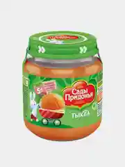 Пюре овощное Сады Придонья, тыквенное, с 5-ти месяцев, 12 штук по 120 г