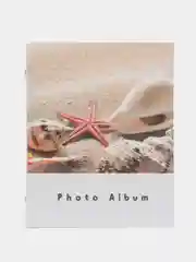 Бежевый фотоальбом "Микс", на 200 фото, 10 х 15, твёрдая обложка