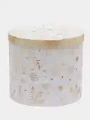 Бежевый новогодняя коробка