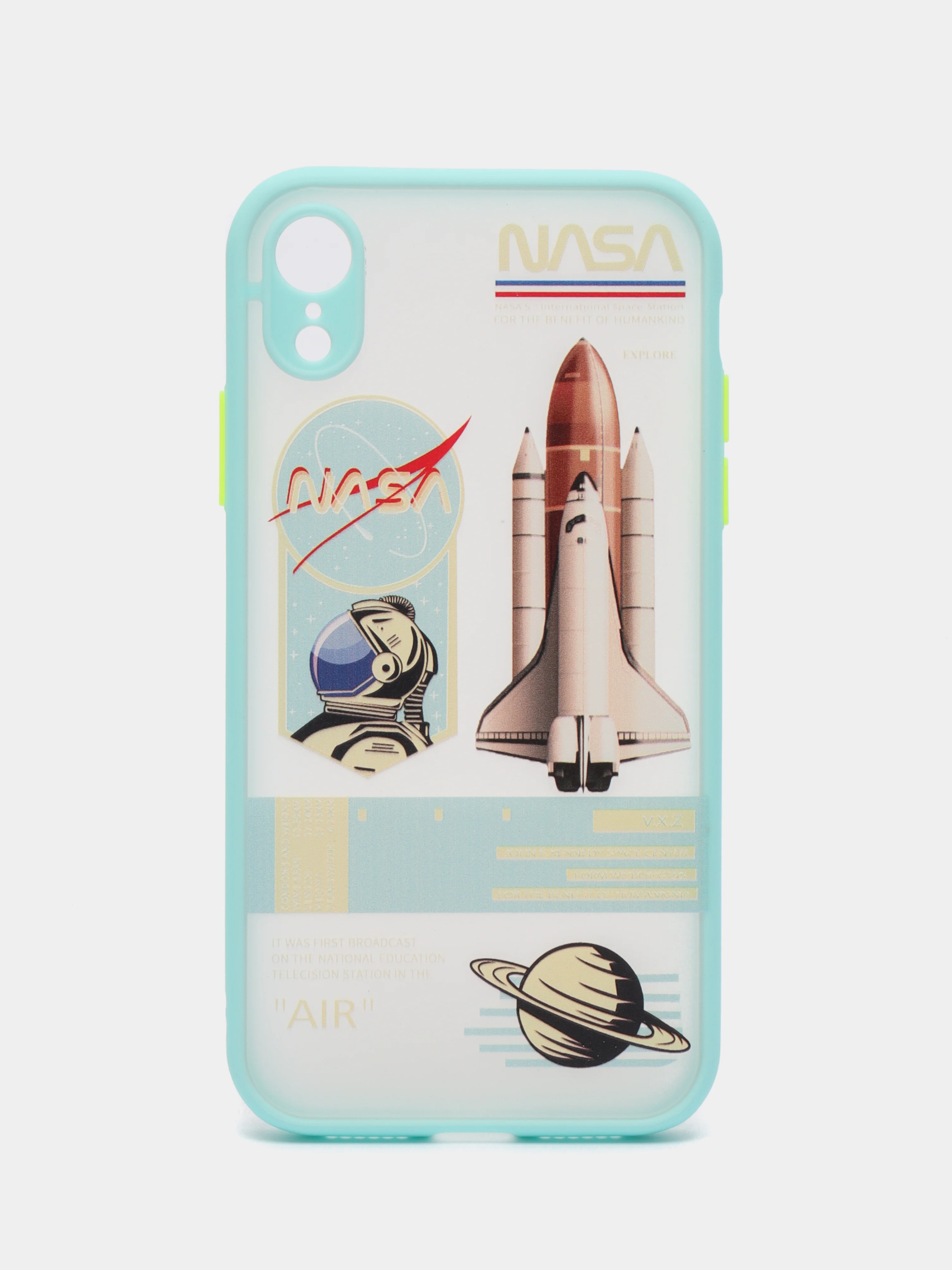 Бирюзовый чехол на iPhone 11, 13, 12, 8, 7, XR, Pro, Max, mini, X, XS, SE, Plus
