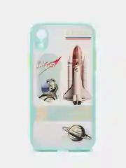 Бирюзовый чехол на iPhone 11, 13, 12, 8, 7, XR, Pro, Max, mini, X, XS, SE, Plus