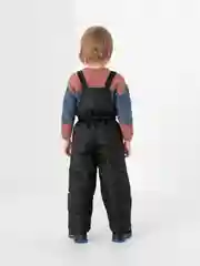Черный детский зимний полукомбинезон