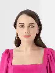 Серьги висячие с ромбиками