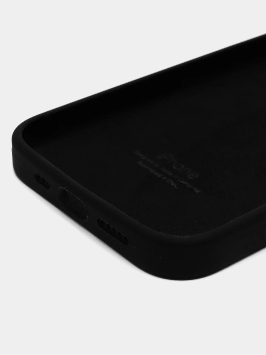 Сиреневый топ силиконовые чехлы для iPhone 13 с бархатной прослойкой