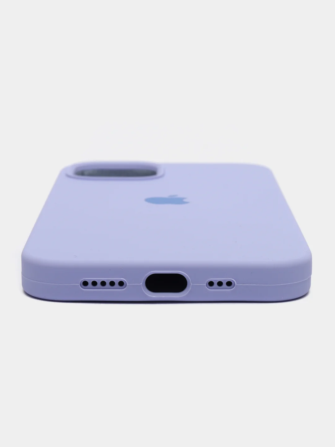 Сиреневый топ силиконовые чехлы для iPhone 13 с бархатной прослойкой