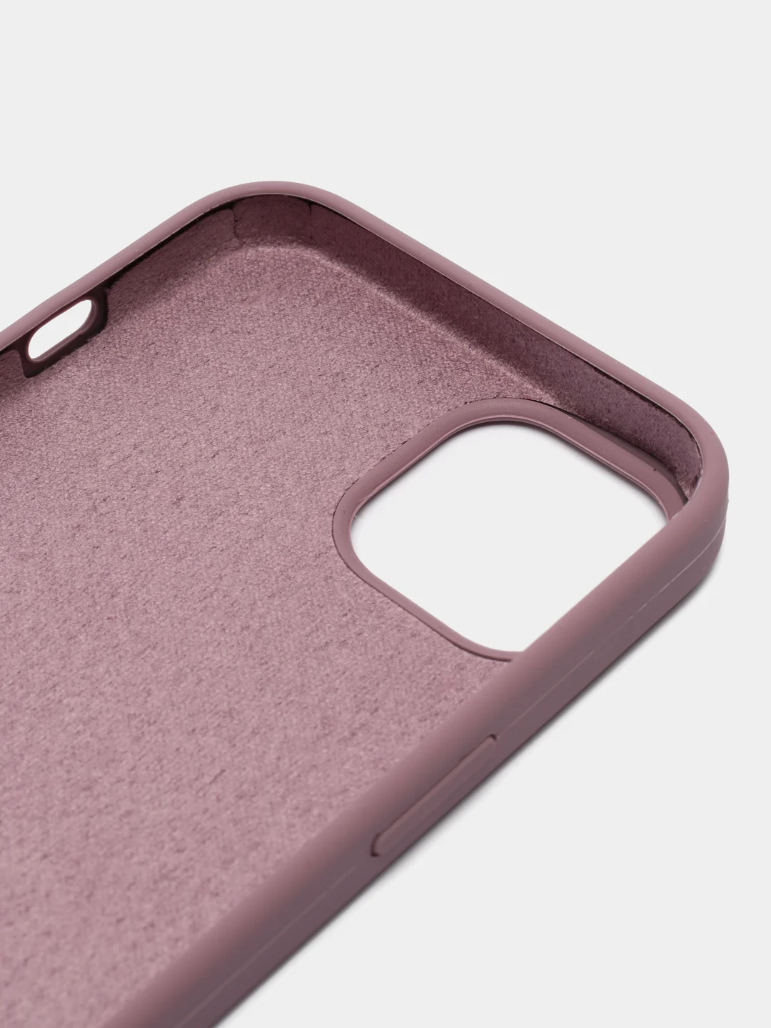 Марсала топ силиконовые чехлы для iPhone 13 с бархатной прослойкой