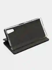 Черный кожаный чехол-книжка для Sony XZ, черный