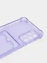 Лавандовый чехол для Samsung Galaxy (Самсунг Галакси) A50, Note20, S21, S22 с карманом для карт