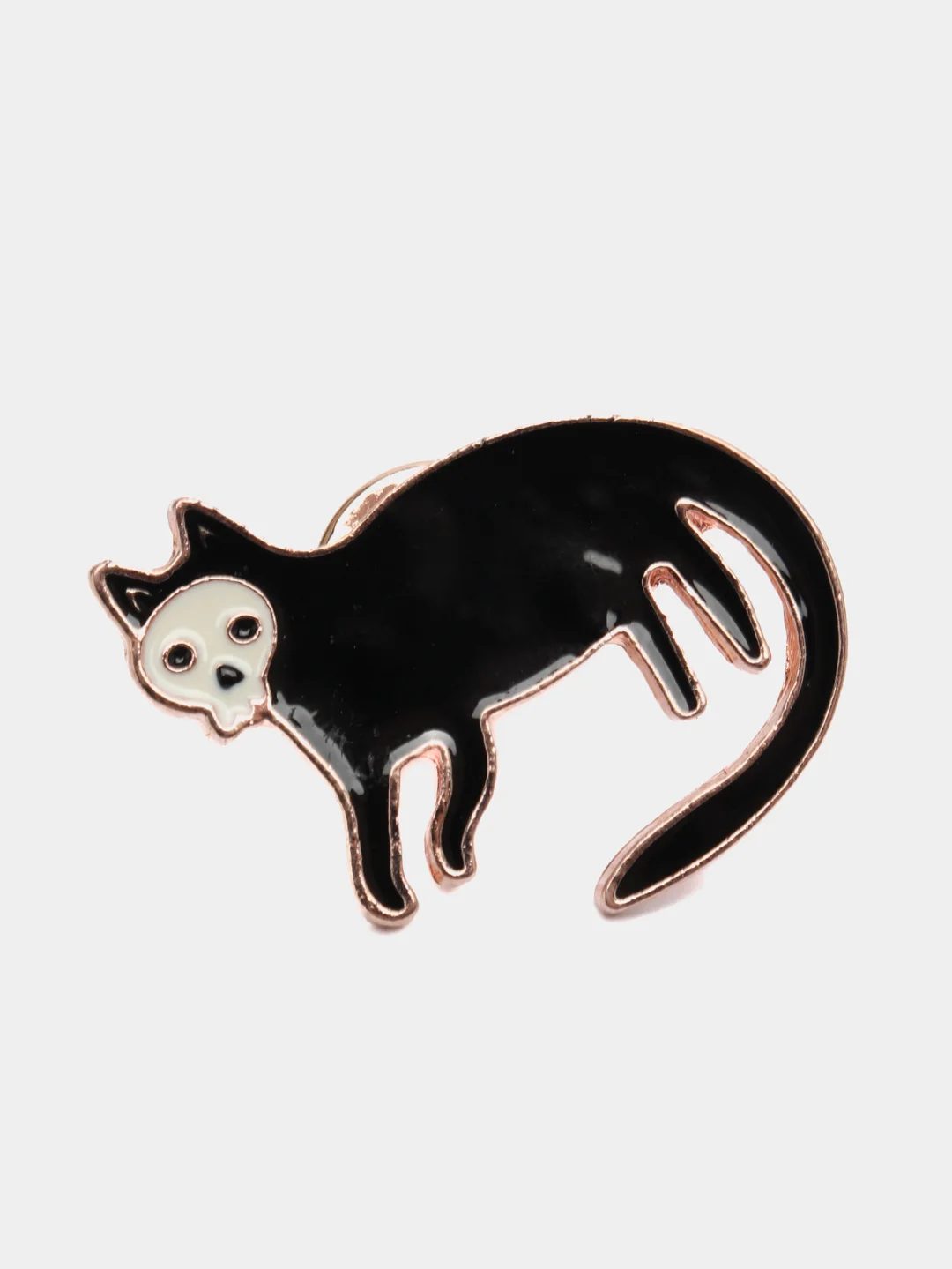 Золотой брошь Halloween "Кошка", 2 цвета