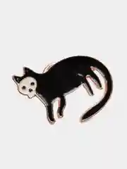 Золотой брошь Halloween "Кошка", 2 цвета