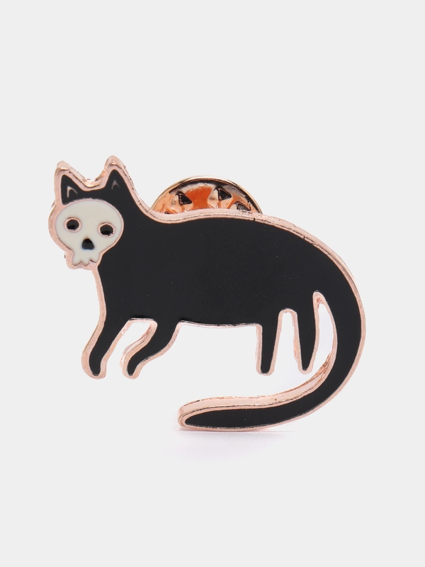 Брошь Halloween "Кошка", 2 цвета