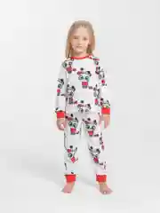 Белый детская пижама для девочки