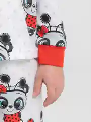 Белый детская пижама для девочки