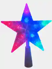 Белый наконечник на елку, верхушка, звезда, 3 цвета