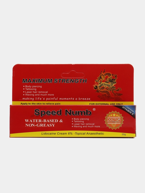 Охлаждающий крем для тату и татуажа Speed Numb, с быстрым эффектом