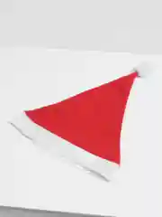 Новогодняя гирлянда штора занавес (холодный белый), крючки, шапка Деда мороза