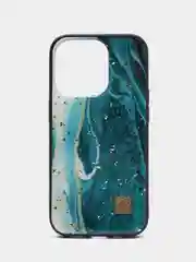 Зеленый чехол для iPhone 14 Pro "DF"