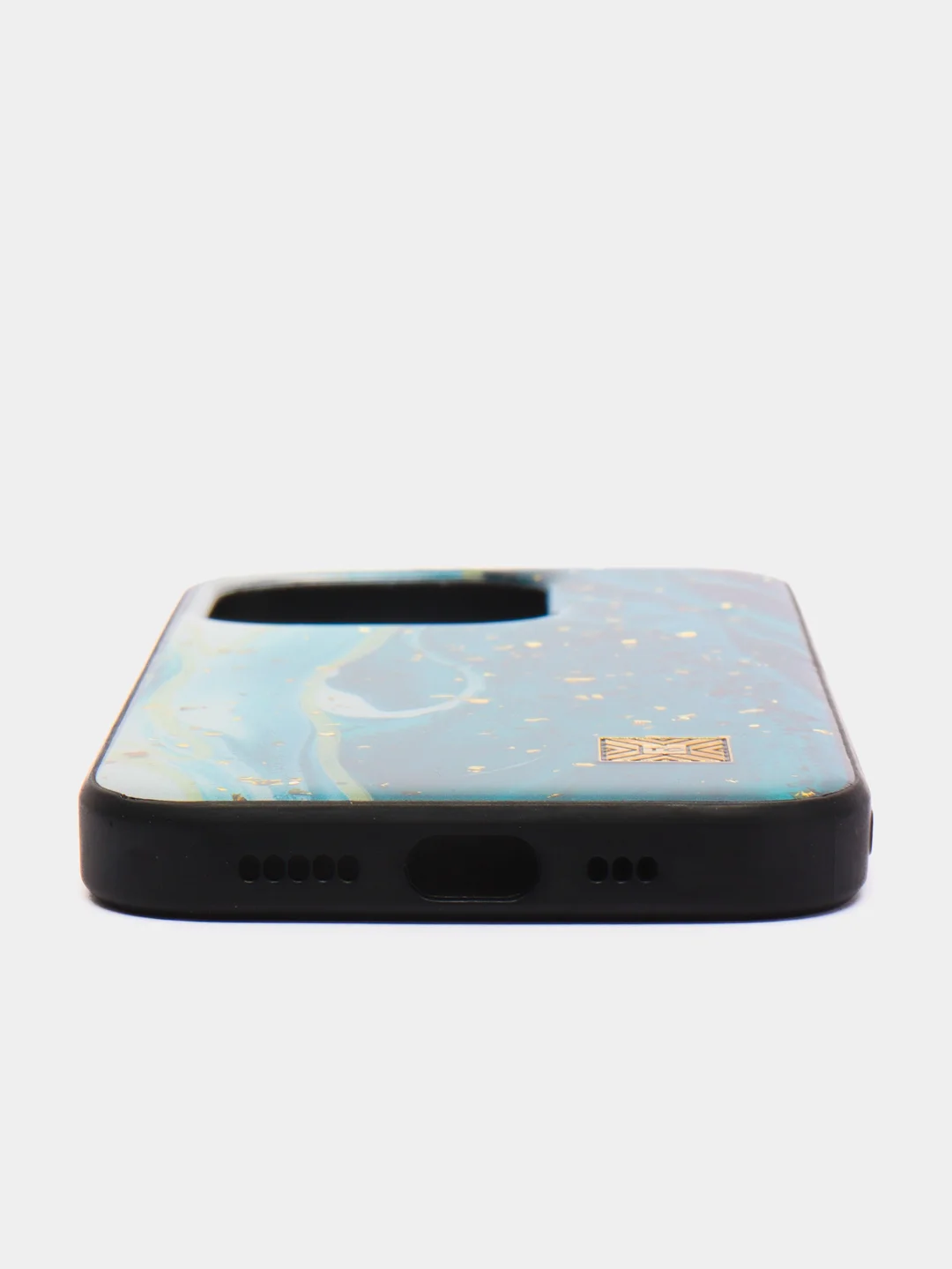 Зеленый чехол для iPhone 14 Pro "DF"