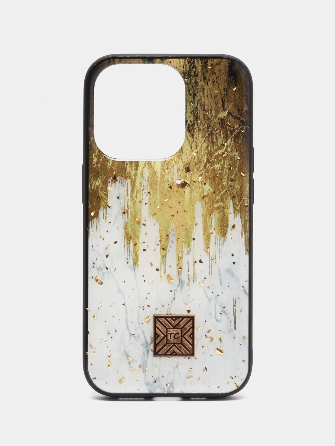 Желтый чехол для iPhone 14 Pro "DF"