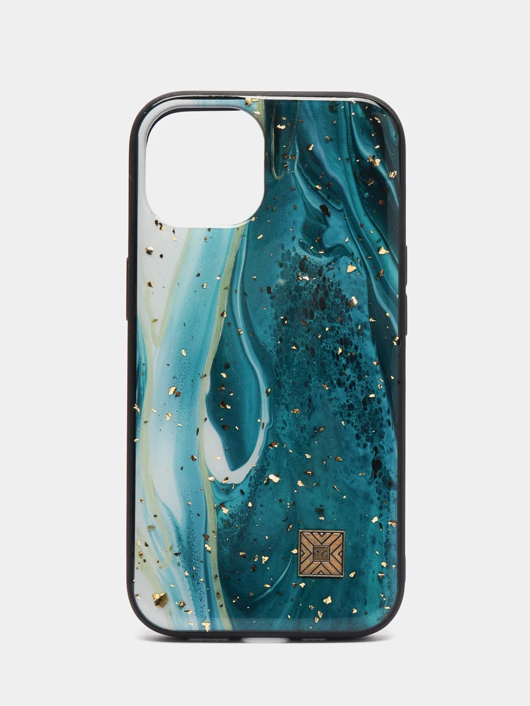 Зеленый чехол для iPhone 14 "DF"