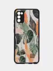 Чехол для Samsung A02S "Листья пальмы"