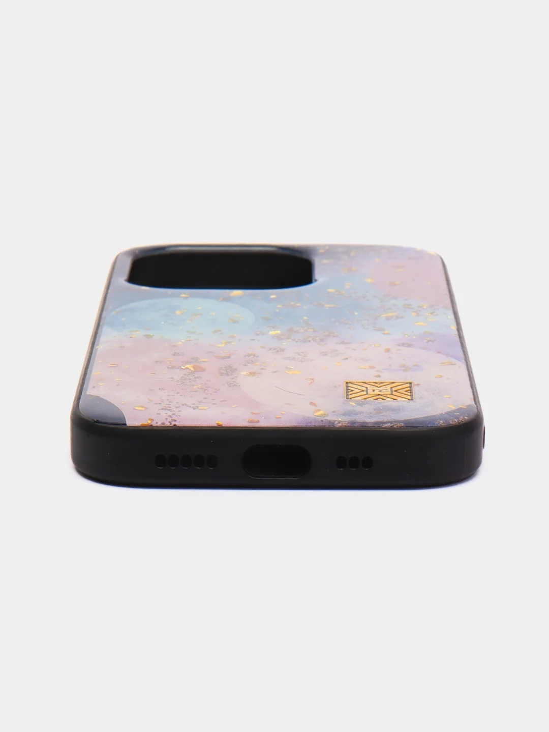 Небесно-голубой чехол для iPhone 14 Pro "DF"