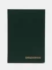 Тёмно-зелёный ежедневник, А5, А6, недатированный