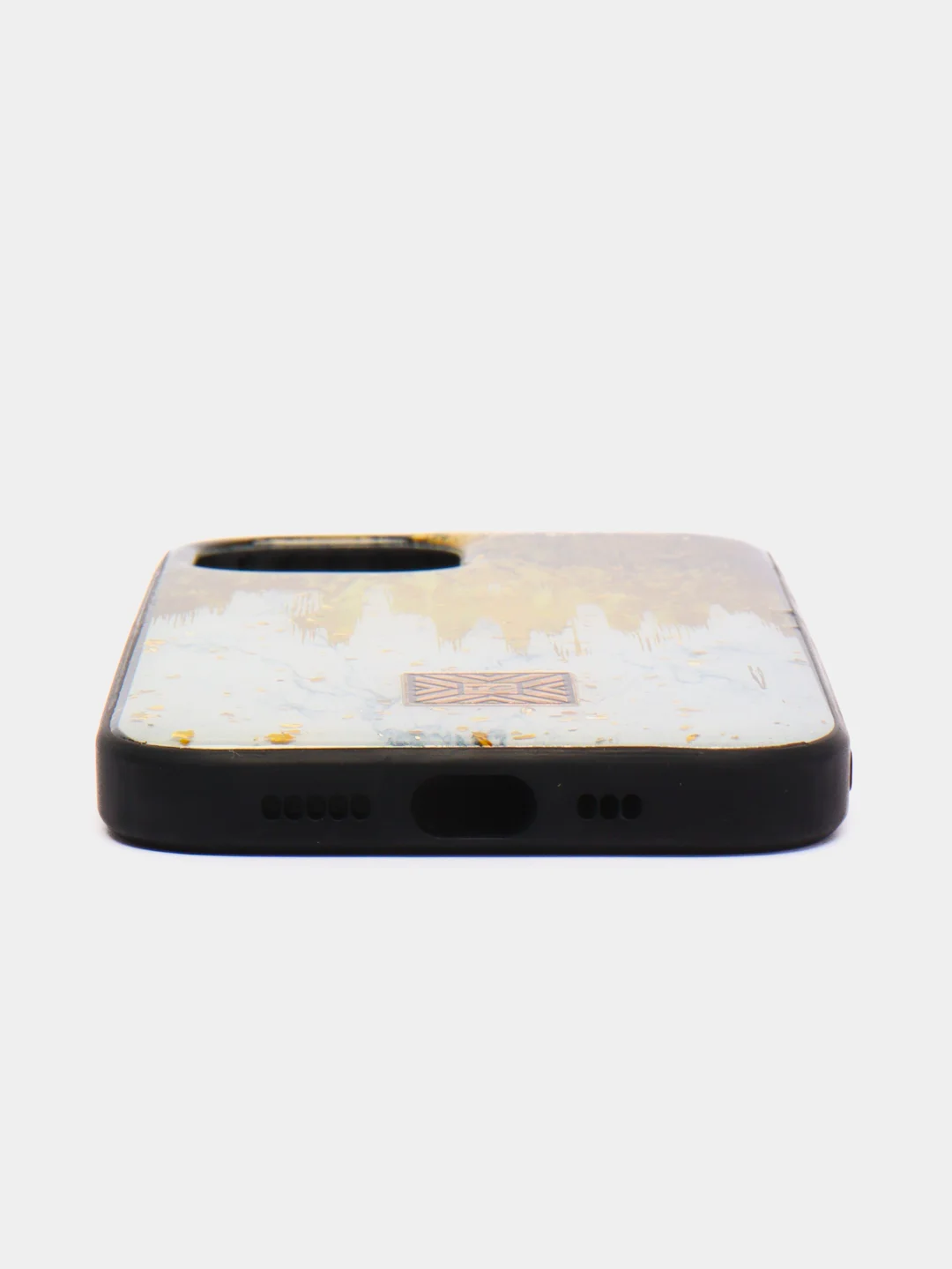 Желтый чехол для iPhone 14 "DF"