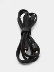 Черный аудиокабель 2xRCA - 2xRCA Borofone BL13 1.5 м, круглый, кабель тюльпан, аудио переходник