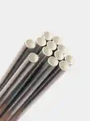 Серебряный трубочки для коктейлей, 12 штук