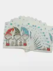Бронзовый салфетки новогодние бумажные 24х24 см/ 100 шт/ 50 шт/