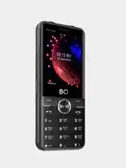 Черный мобильный телефон BQ 2842 Disco Boom 2023