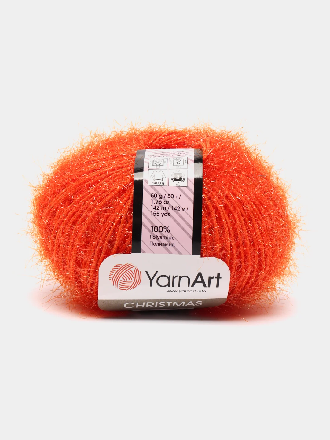 Красный пряжа YarnArt Christmas  / 2шт