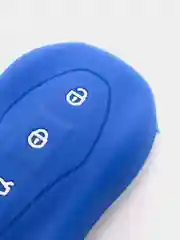 Синий чехол для смарт-ключей Geely Tugella / Geely Atlas Pro силиконовый