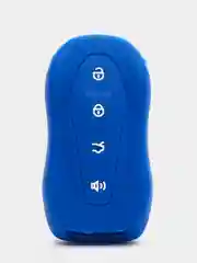 Синий чехол для смарт-ключей Geely Tugella / Geely Atlas Pro силиконовый