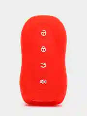 Красный чехол для смарт-ключей Geely Tugella / Geely Atlas Pro силиконовый