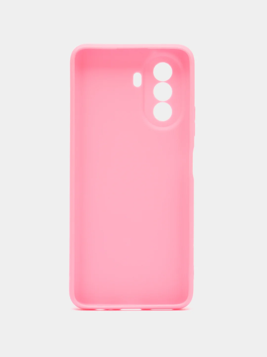 Розовый чехол Huawei Nova Y70, Хуавей Нова У70 силиконовый, цветной, матовый