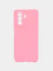 Розовый чехол Huawei Nova Y70, Хуавей Нова У70 силиконовый, цветной, матовый